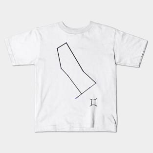 Zodiac Constellations - Gemini Kids T-Shirt
